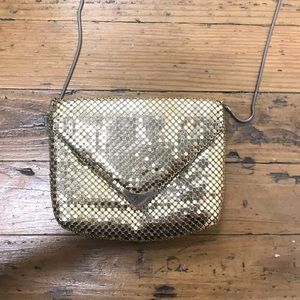Vintage gold chain bag